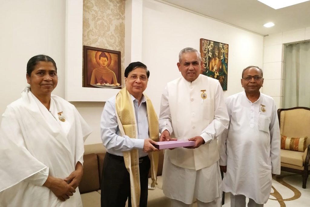 Dr. BK Mruthyunjaya visit to Governor of Gujarat & Former Chief Justice of India